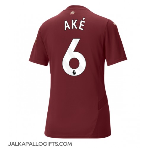 Manchester City Nathan Ake #6 Kolmaspaita Naiset 2024-25 Lyhythihainen